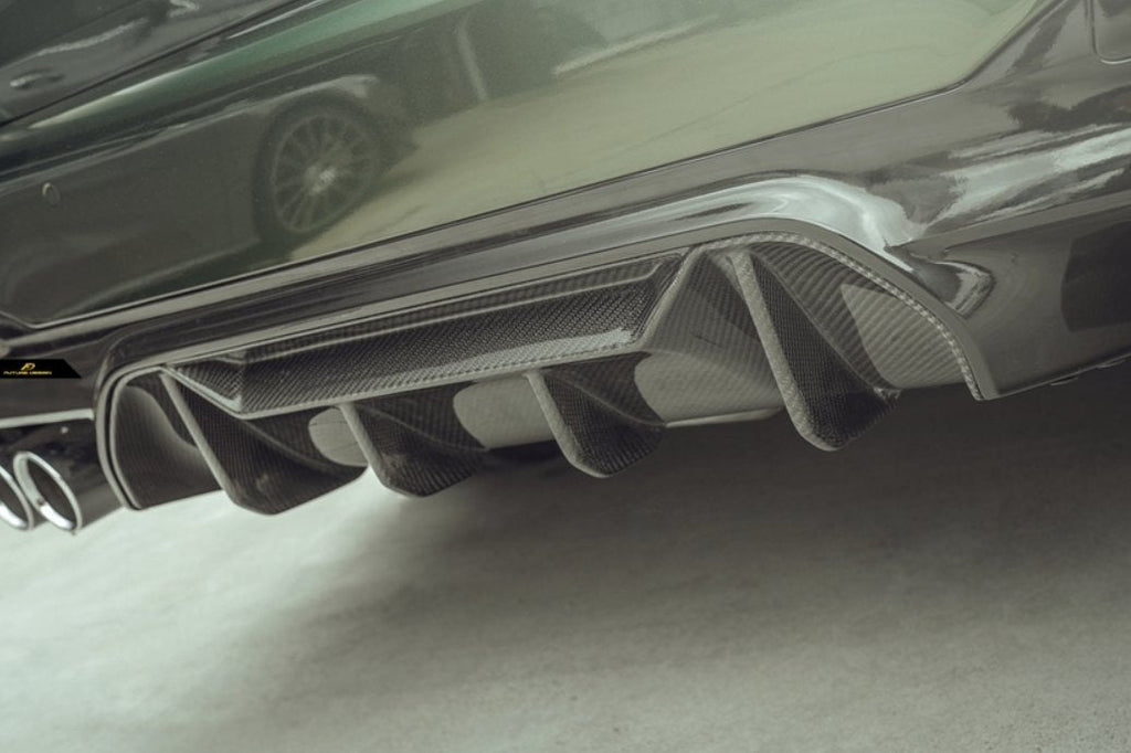 FUTURE DESIGN - BMW M5 F90 2017-20 CARBON FIBRE REAR MIDDLE DIFFUSER