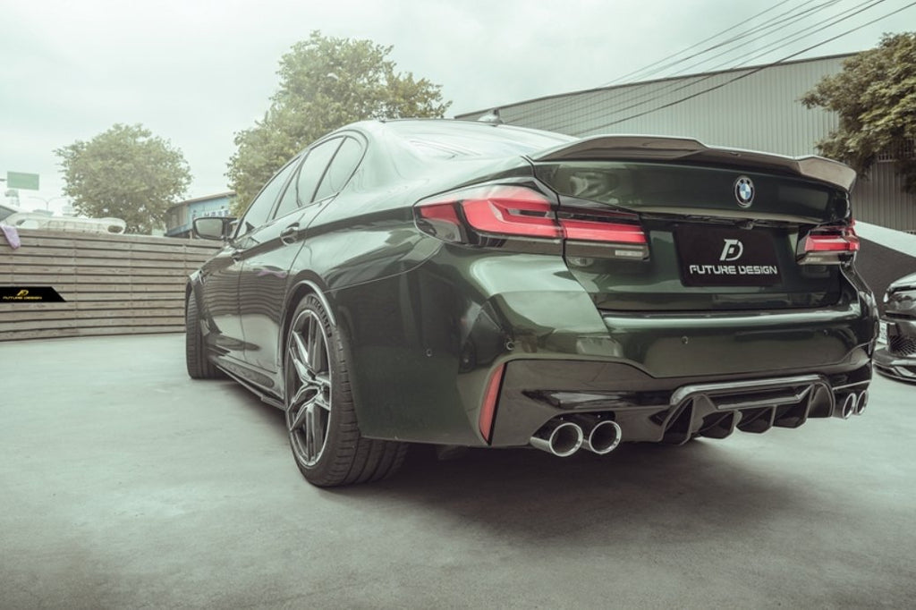 FUTURE DESIGN - BMW M5 F90 2017-20 CARBON FIBRE REAR MIDDLE DIFFUSER