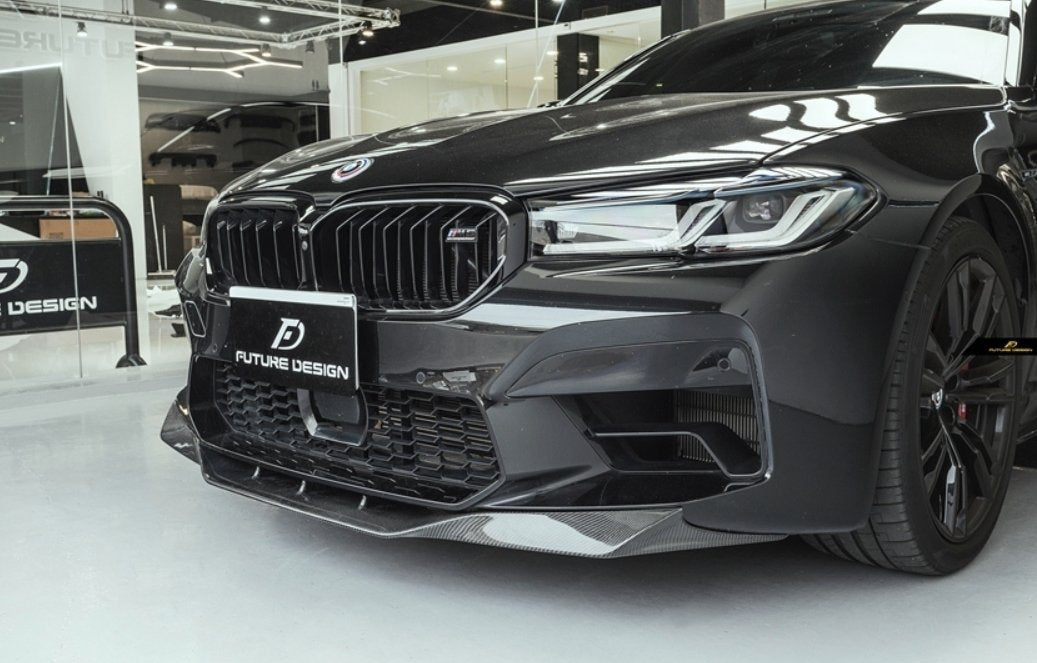 FUTURE DESIGN - BMW M5 F90 LCI CARBON FIBRE FRONT LIP