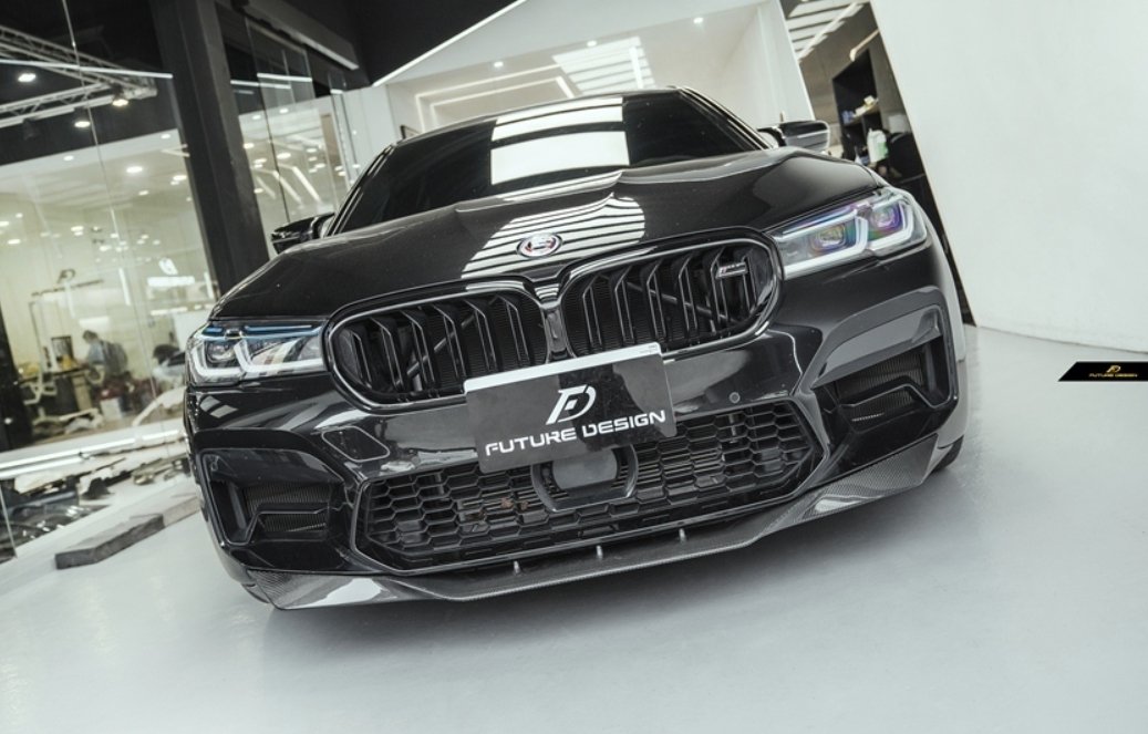 FUTURE DESIGN - BMW M5 F90 LCI CARBON FIBRE FRONT LIP