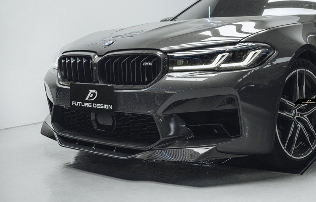 FUTURE DESIGN - BMW M5 F90 LCI CARBON FIBRE FRONT LIP
