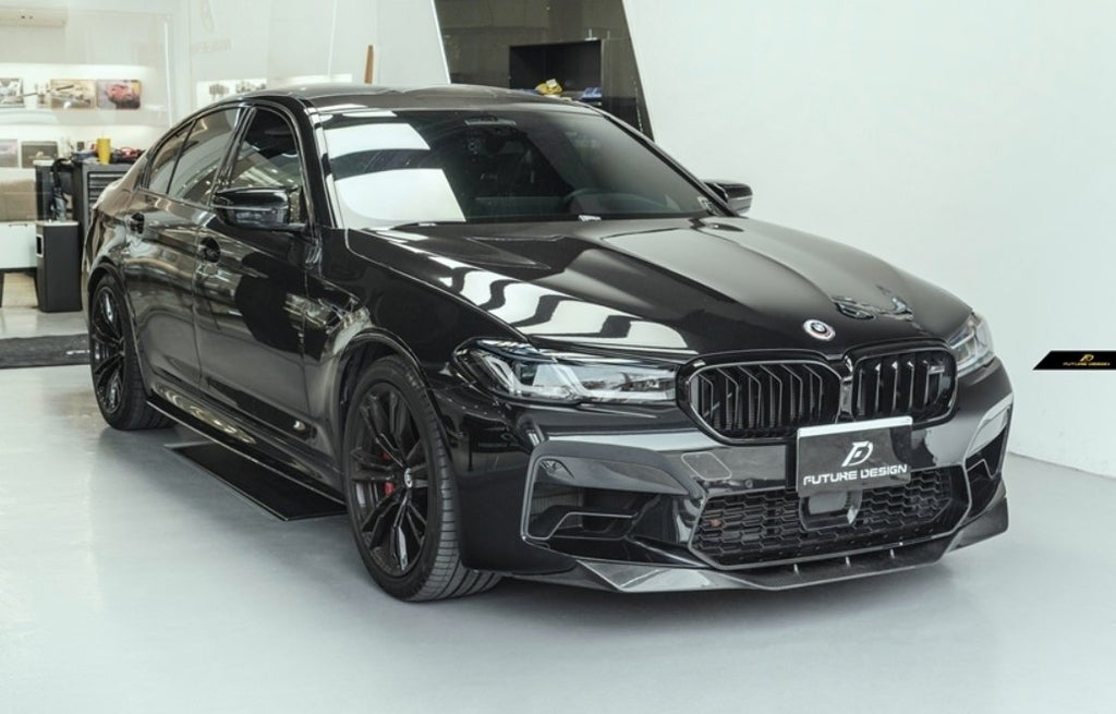 FUTURE DESIGN - BMW M5 F90 LCI CARBON FIBRE FRONT LIP