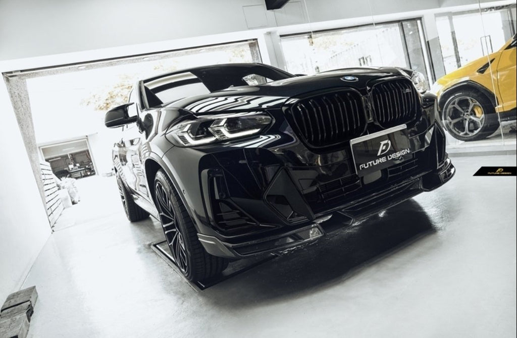 FUTURE DESIGN - BMW X4 G02 LCI DRY CARBON FIBRE FRONT LIP