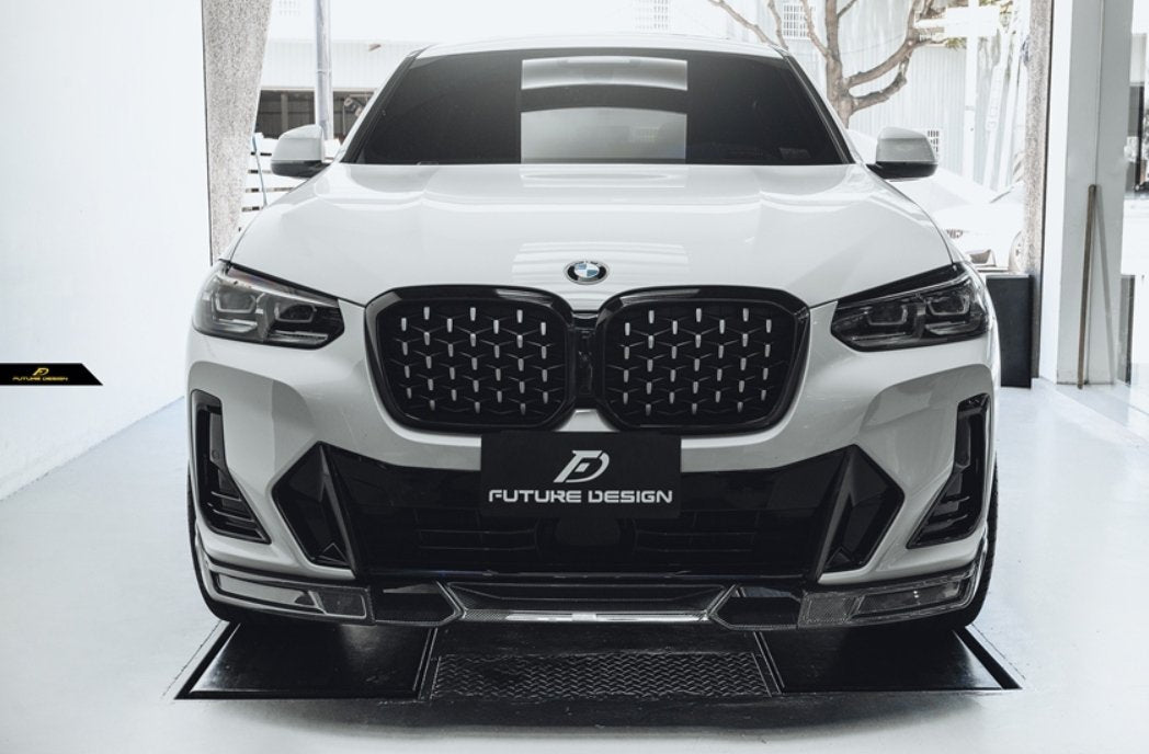 FUTURE DESIGN - BMW X4 G02 LCI DRY CARBON FIBRE FRONT LIP