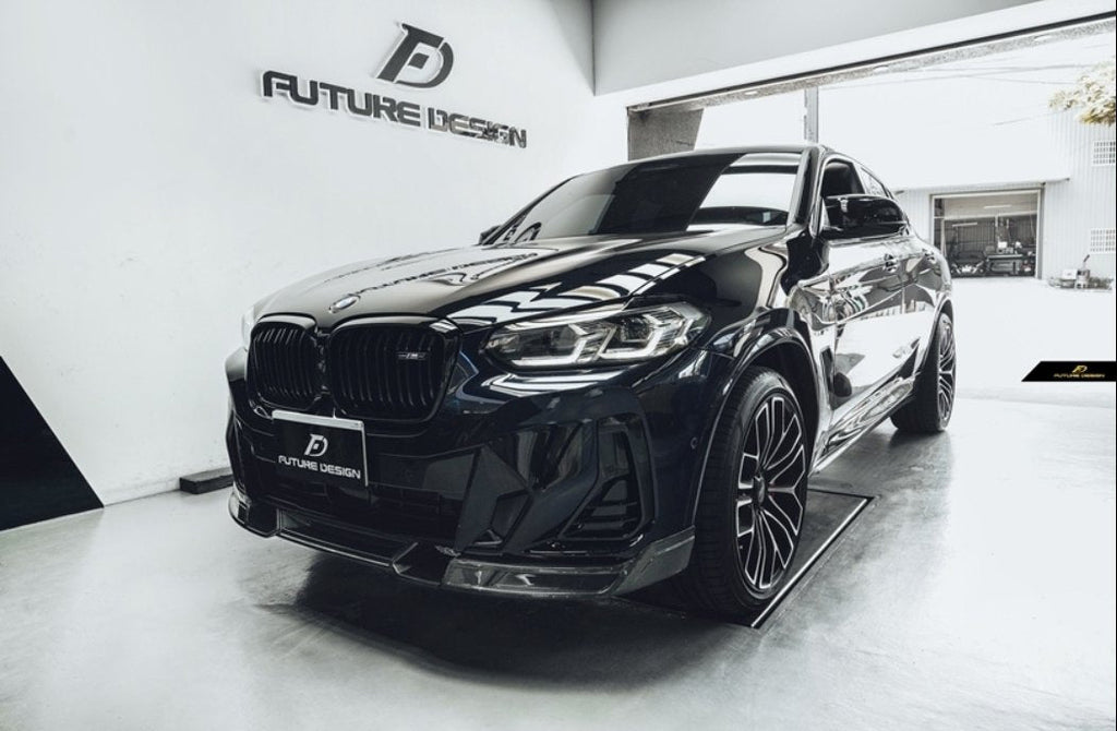 FUTURE DESIGN - BMW X4 G02 LCI DRY CARBON FIBRE FRONT LIP