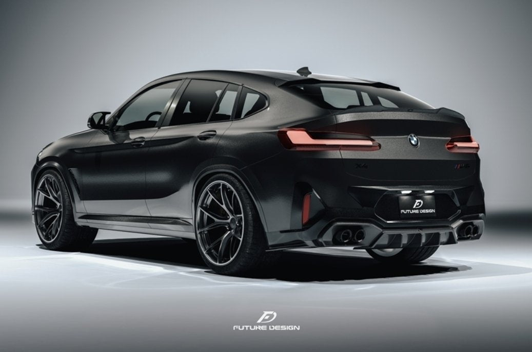 FUTURE DESIGN - BMW X4 G02 LCI DRY CARBON FIBRE REAR DIFFUSER