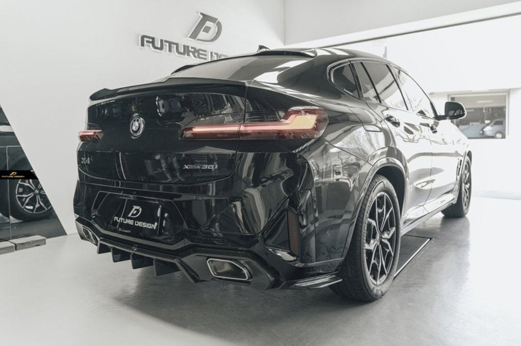 FUTURE DESIGN - BMW X4 G02 LCI DRY CARBON FIBRE REAR DIFFUSER