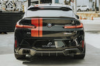 FUTURE DESIGN - BMW X4 G02 LCI DRY CARBON FIBRE REAR DIFFUSER