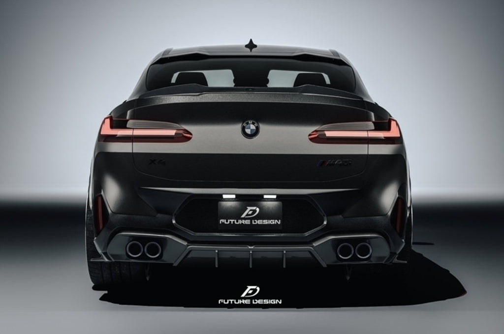 FUTURE DESIGN - BMW X4 G02 LCI DRY CARBON FIBRE REAR DIFFUSER