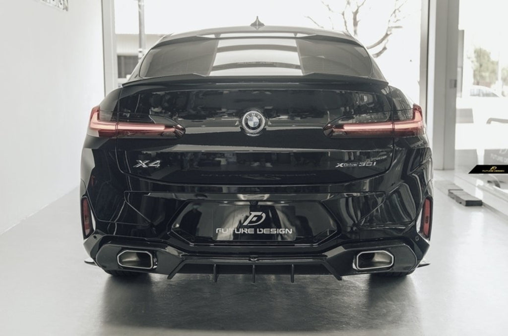 FUTURE DESIGN - BMW X4 G02 LCI DRY CARBON FIBRE REAR DIFFUSER