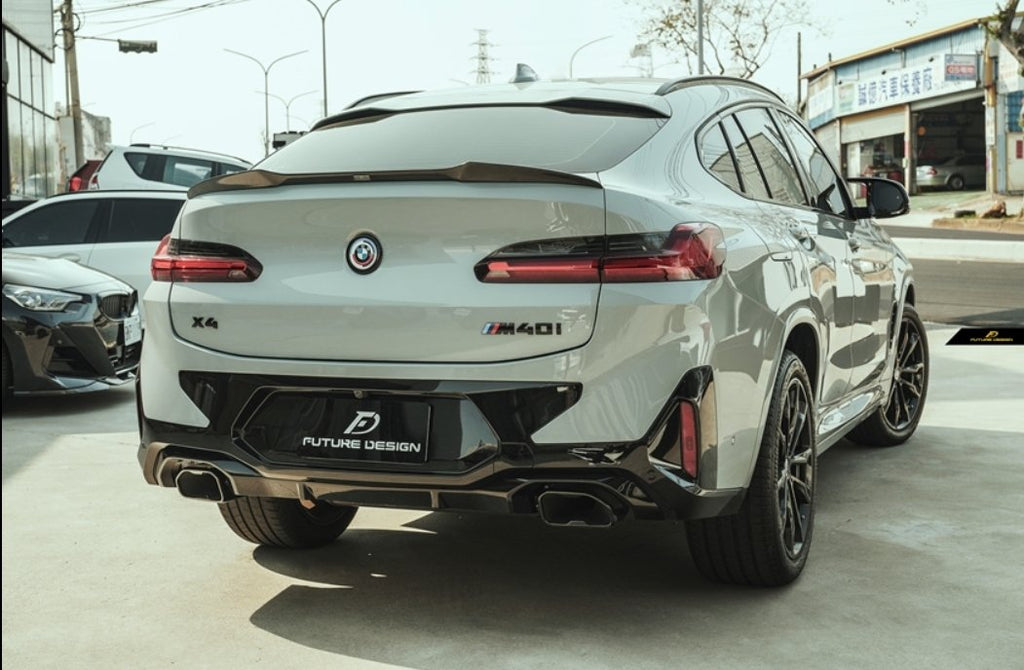 FUTURE DESIGN - BMW X4 G02 LCI DRY CARBON FIBRE REAR SPOILER