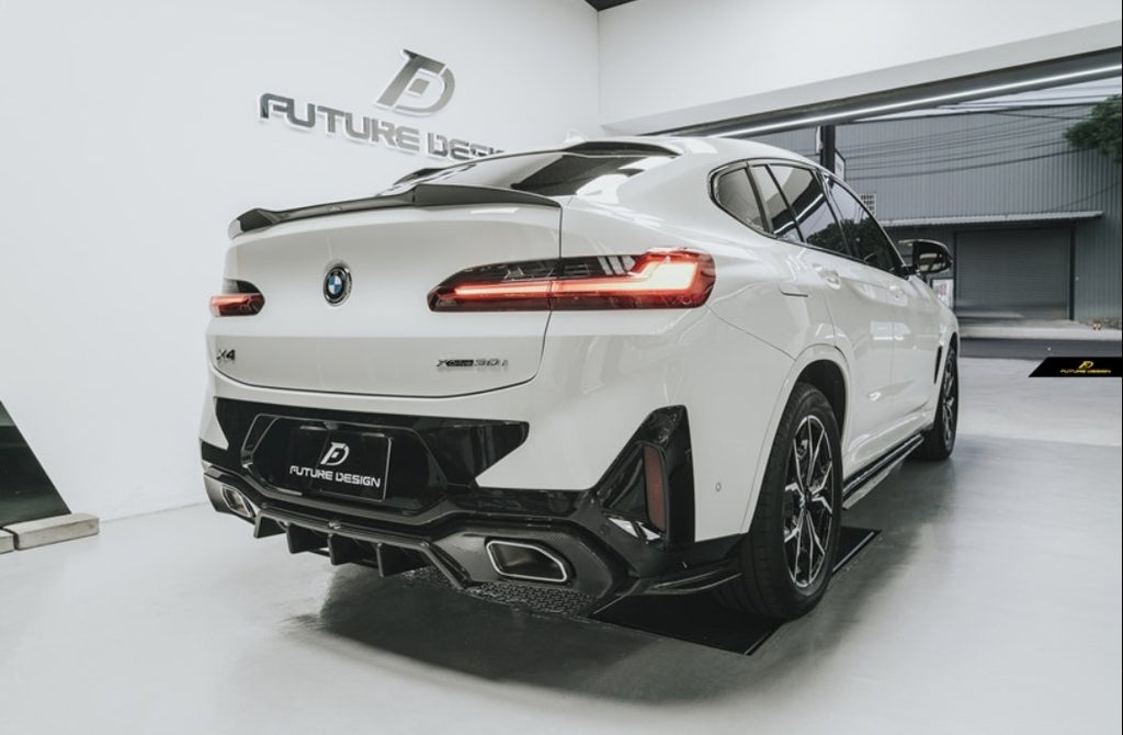 FUTURE DESIGN - BMW X4 G02 LCI DRY CARBON FIBRE SIDE SKIRTS
