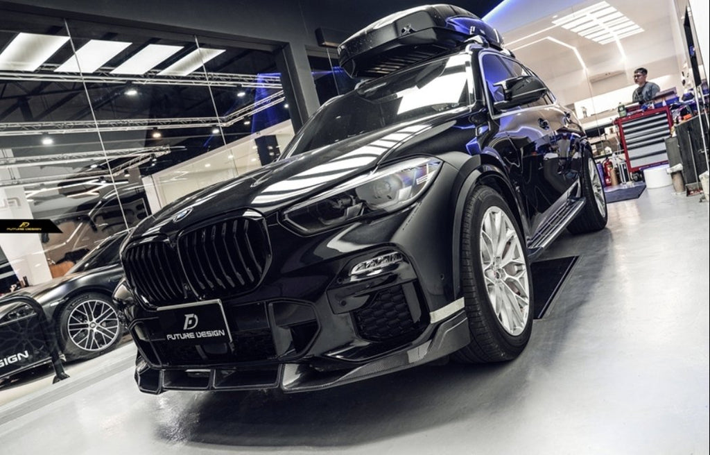FUTURE DESIGN - BMW X5 G05 DRY CARBON FIBRE FRONT LIP