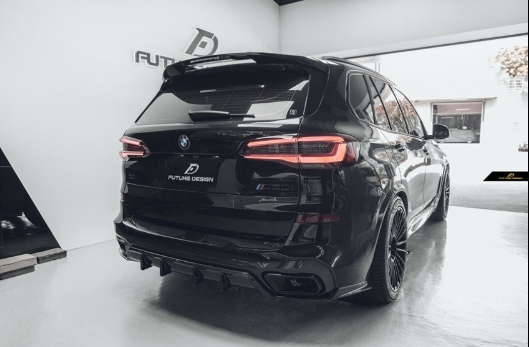 FUTURE DESIGN - BMW X5 G05 DRY CARBON FIBRE REAR DIFFUSER