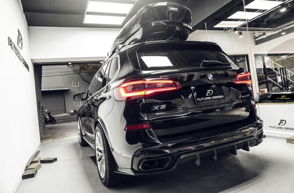 FUTURE DESIGN - BMW X5 G05 DRY CARBON FIBRE REAR DIFFUSER
