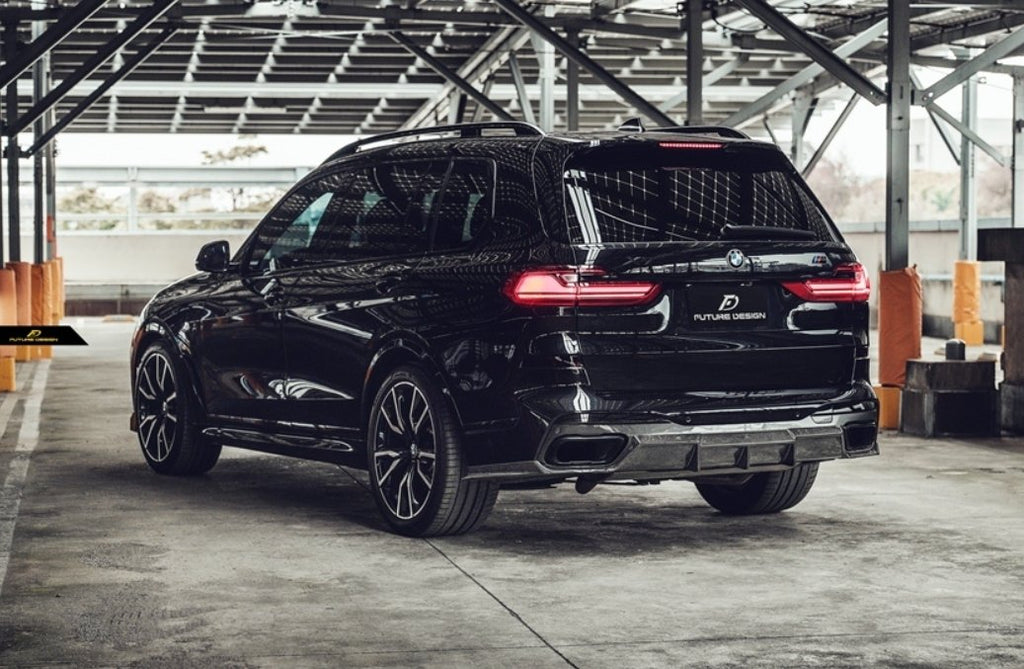 FUTURE DESIGN - BMW X7 G07 CARBON FIBRE REAR DIFFUSER