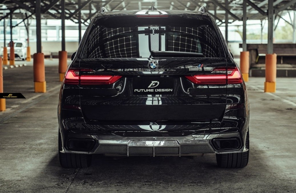 FUTURE DESIGN - BMW X7 G07 CARBON FIBRE REAR DIFFUSER