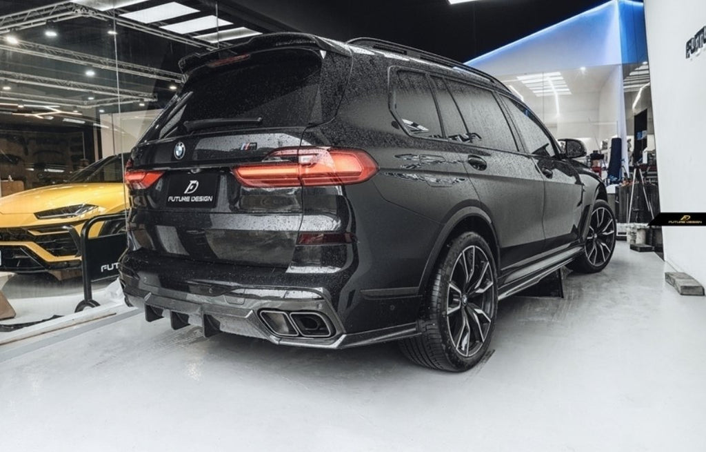 FUTURE DESIGN - BMW X7 G07 CARBON FIBRE SIDE SKIRTS