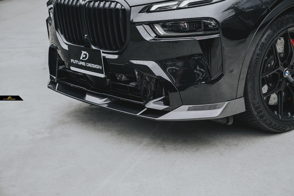 FUTURE DESIGN - BMW X7 G07 LCI CARBON FIBRE FRONT LIP