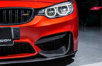 Future Design Carbon Upper Front Vent Cover Carbon Fiber for BMW F80 F82 F83 M3 M4