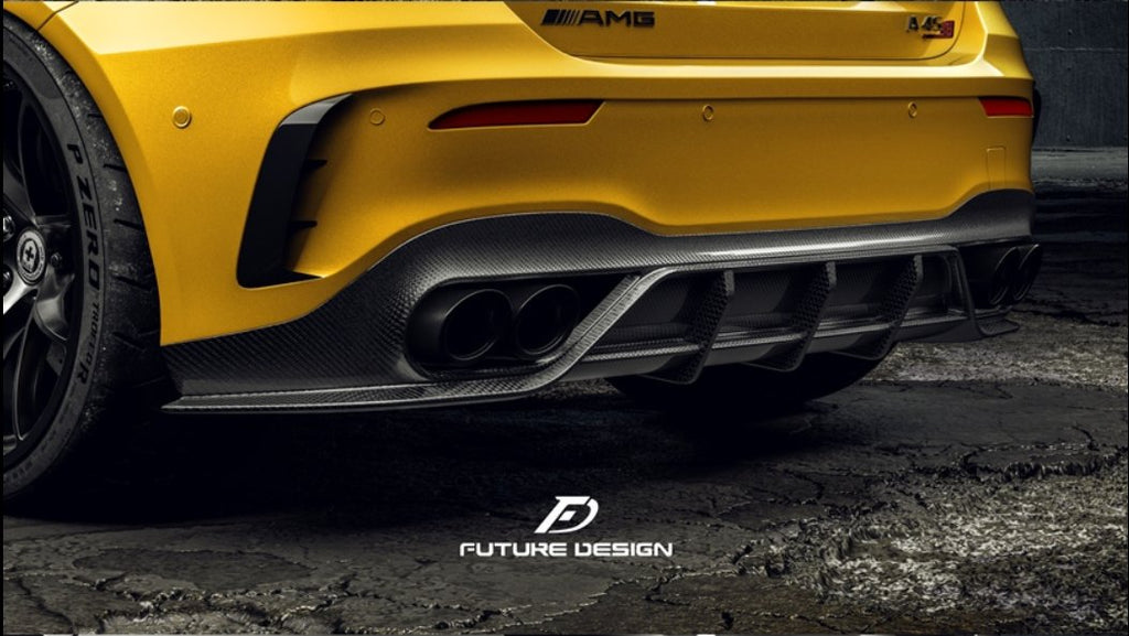 FUTURE DESIGN - MERCEDES BENZ  A CLASS W177 A35 / A45 REAR DIFFUSER