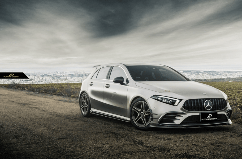 FUTURE DESIGN - MERCEDES BENZ A CLASS W177 CARBON FIBER FRONT LIP