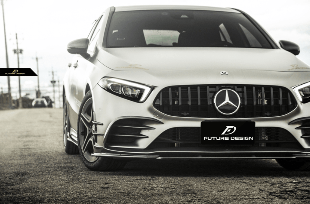 FUTURE DESIGN - MERCEDES BENZ A CLASS W177 CARBON FIBER FRONT LIP