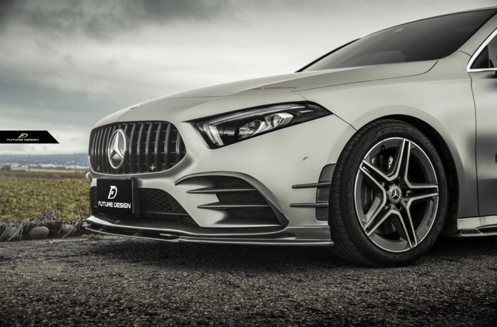 FUTURE DESIGN - MERCEDES BENZ A CLASS W177 CARBON FIBER FRONT LIP