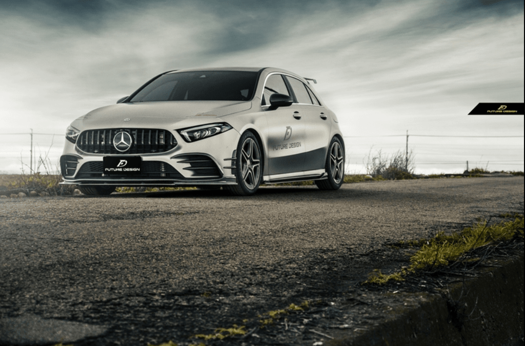 FUTURE DESIGN - MERCEDES BENZ A CLASS W177 CARBON FIBER FRONT LIP