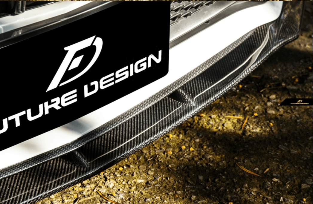 FUTURE DESIGN - MERCEDES BENZ A CLASS W177 CARBON FIBER FRONT LIP V2