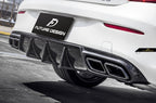 FUTURE DESIGN - MERCEDES BENZ C COUPE / C63 W205 CARBON FIBRE REAR DIFFUSER