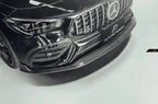 FUTURE DESIGN - MERCEDES BENZ C118 C250 CLA 35 CARBON FIBRE FRONT LIP V2