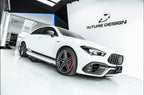 FUTURE DESIGN - MERCEDES BENZ C118 C250 CLA 35 CLA 45 CARBON FIBRE SIDE SKIRTS