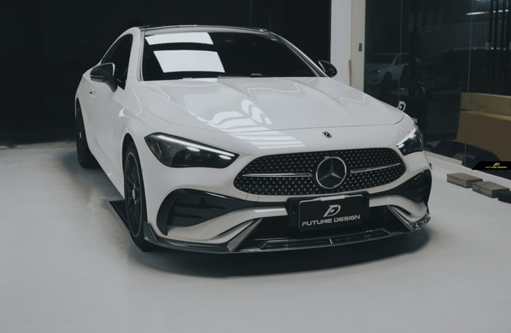 FUTURE DESIGN - MERCEDES BENZ CLE COUPE W236 2024+ DRY CARBON FIBER FRONT LIP