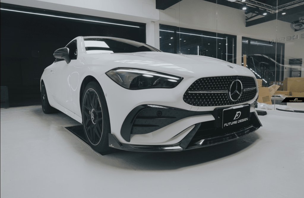 FUTURE DESIGN - MERCEDES BENZ CLE COUPE W236 2024+ DRY CARBON FIBER FRONT LIP