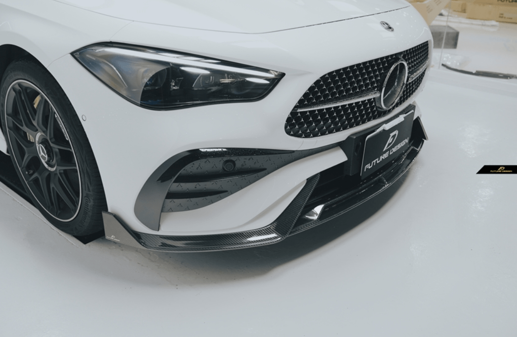 FUTURE DESIGN - MERCEDES BENZ CLE COUPE W236 2024+ DRY CARBON FIBER FRONT LIP