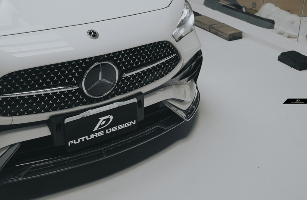 FUTURE DESIGN - MERCEDES BENZ CLE COUPE W236 2024+ DRY CARBON FIBER FRONT LIP