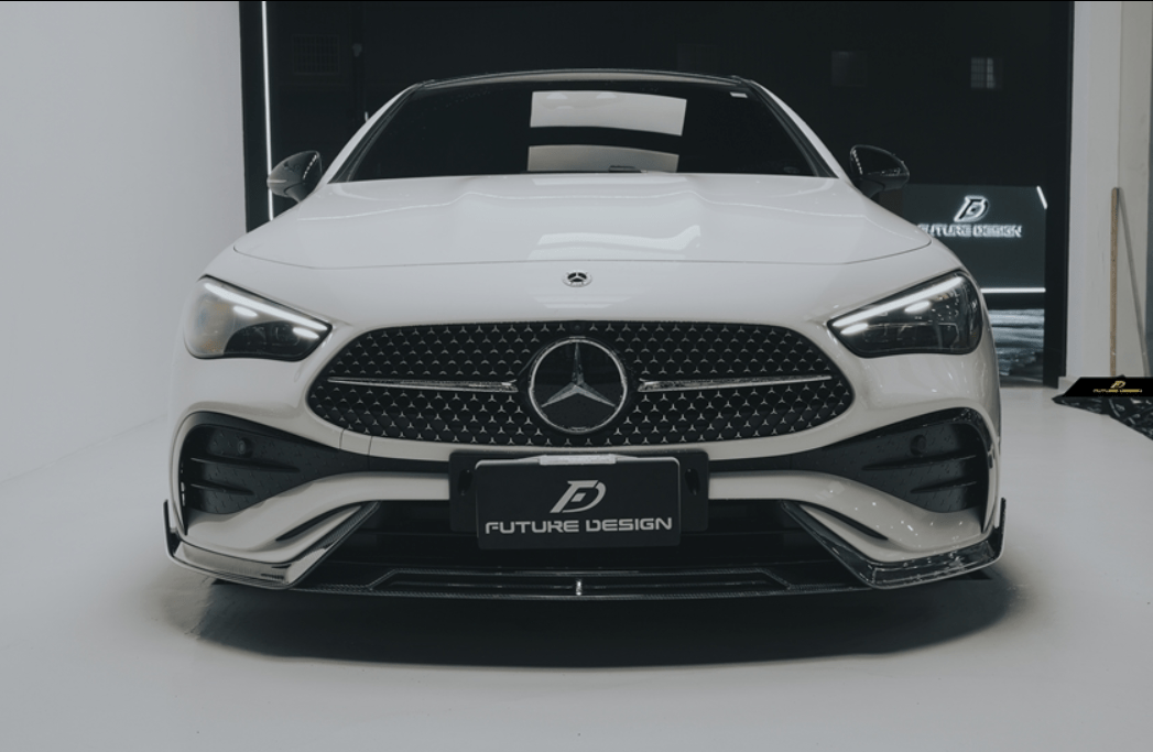 FUTURE DESIGN - MERCEDES BENZ CLE COUPE W236 2024+ DRY CARBON FIBER FRONT LIP