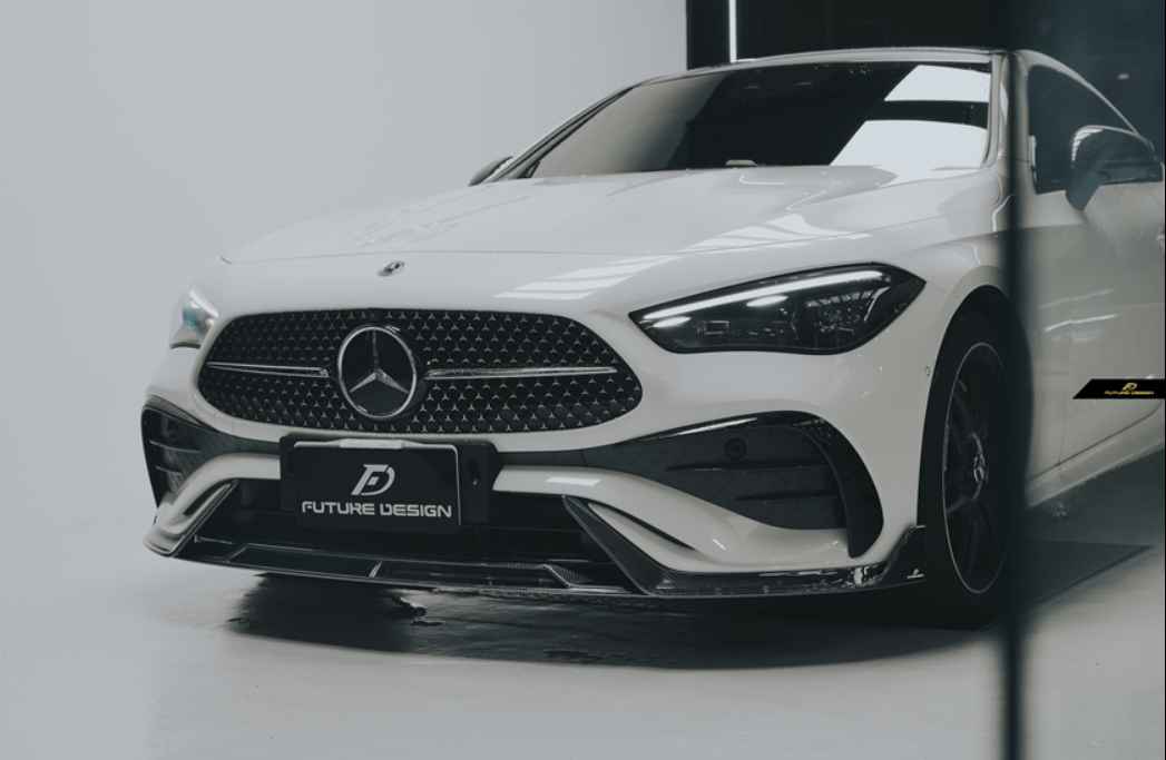 FUTURE DESIGN - MERCEDES BENZ CLE COUPE W236 2024+ DRY CARBON FIBER FRONT LIP