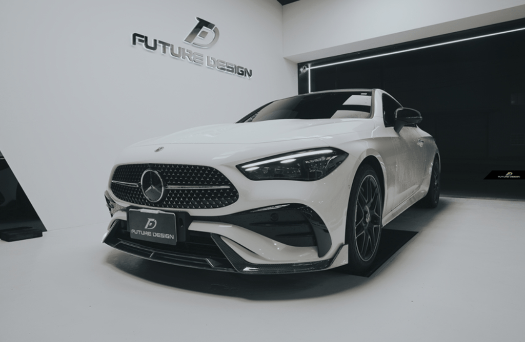 FUTURE DESIGN - MERCEDES BENZ CLE COUPE W236 2024+ DRY CARBON FIBER FRONT LIP