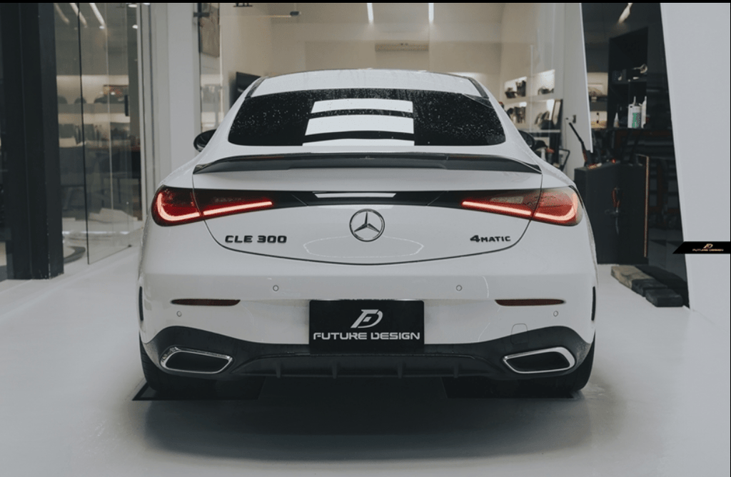 FUTURE DESIGN - MERCEDES BENZ CLE COUPE W236 2024+ DRY CARBON FIBER REAR SPOILER