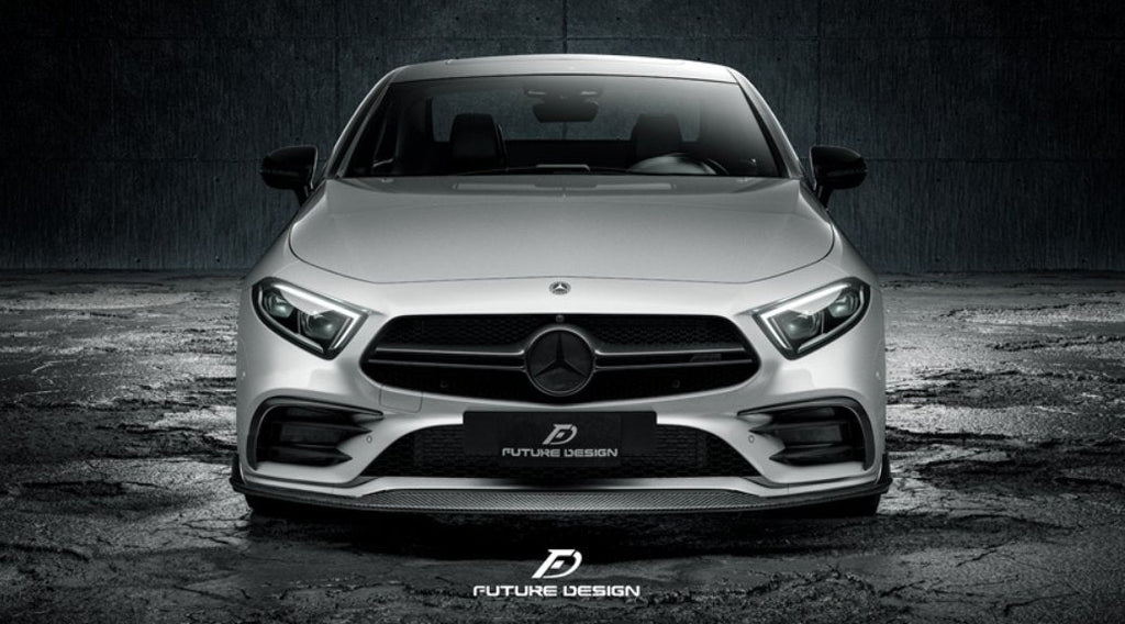 FUTURE DESIGN - MERCEDES BENZ CLS W257 DRY CARBON FIBRE FRONT LIP