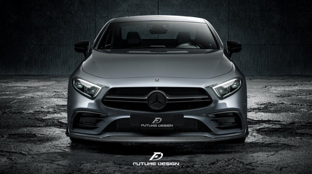 FUTURE DESIGN - MERCEDES BENZ CLS W257 DRY CARBON FIBRE FRONT LIP