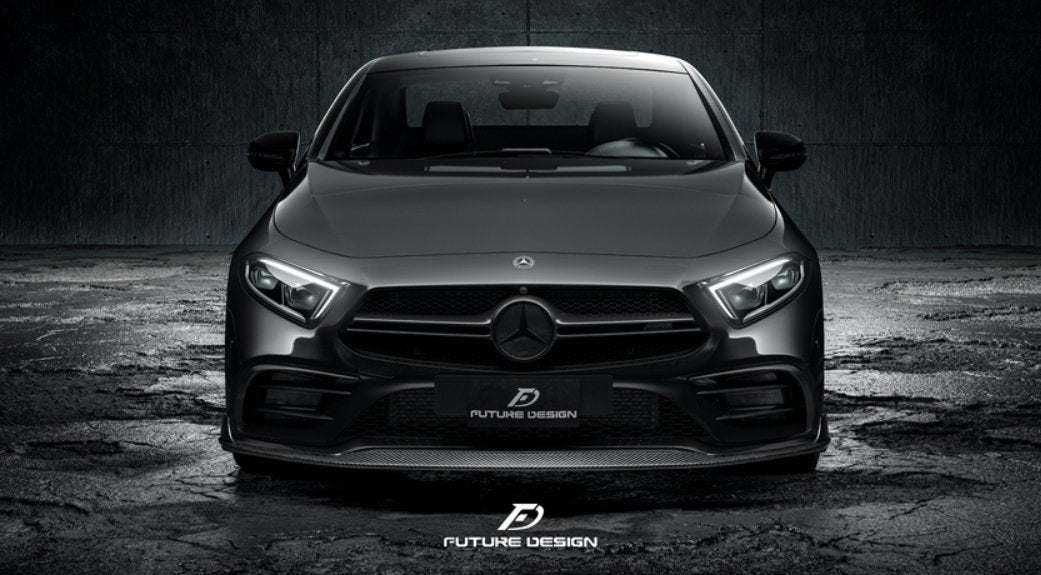 FUTURE DESIGN - MERCEDES BENZ CLS W257 DRY CARBON FIBRE FRONT LIP