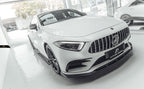FUTURE DESIGN - MERCEDES BENZ CLS W257 DRY CARBON FIBRE FRONT LIP GTS STYLE
