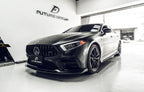 FUTURE DESIGN - MERCEDES BENZ CLS W257 DRY CARBON FIBRE FRONT LIP GTS STYLE