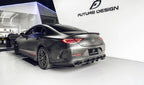 FUTURE DESIGN - MERCEDES BENZ CLS W257 DRY CARBON FIBRE REAR DIFFUSER
