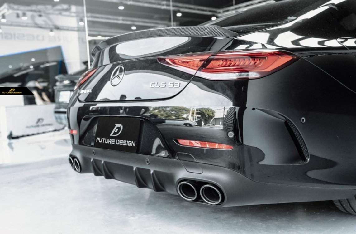 FUTURE DESIGN - MERCEDES BENZ CLS W257 DRY CARBON FIBRE REAR SPOILER ED1 STYLE