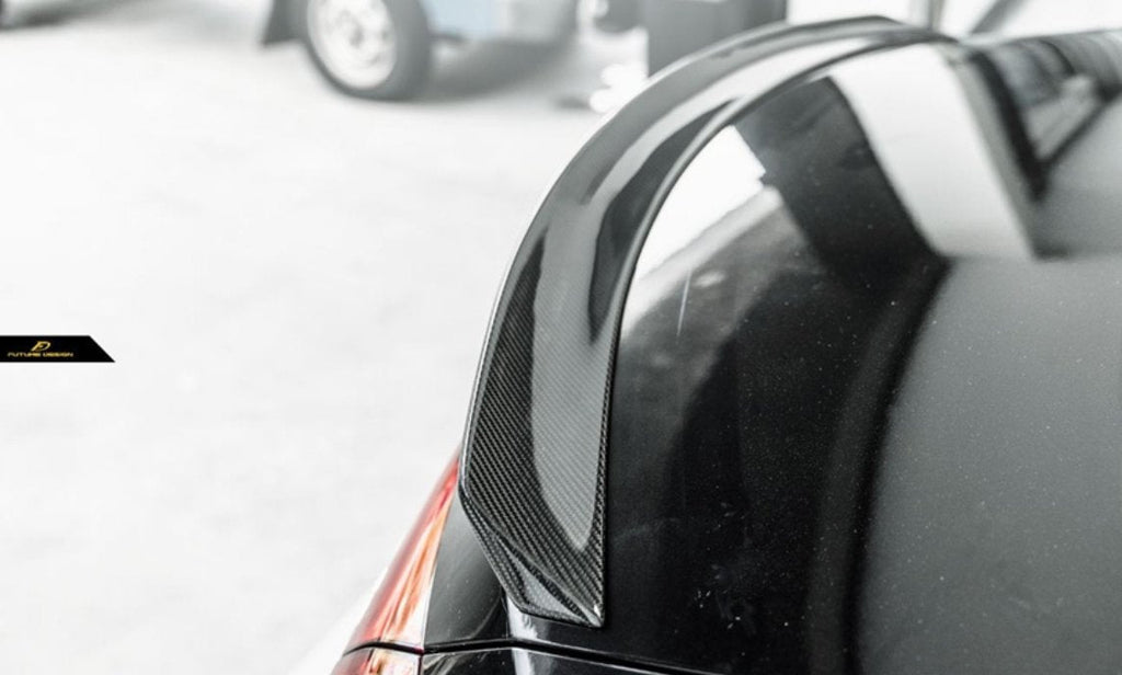 FUTURE DESIGN - MERCEDES BENZ CLS W257 DRY CARBON FIBRE REAR SPOILER ED1 STYLE