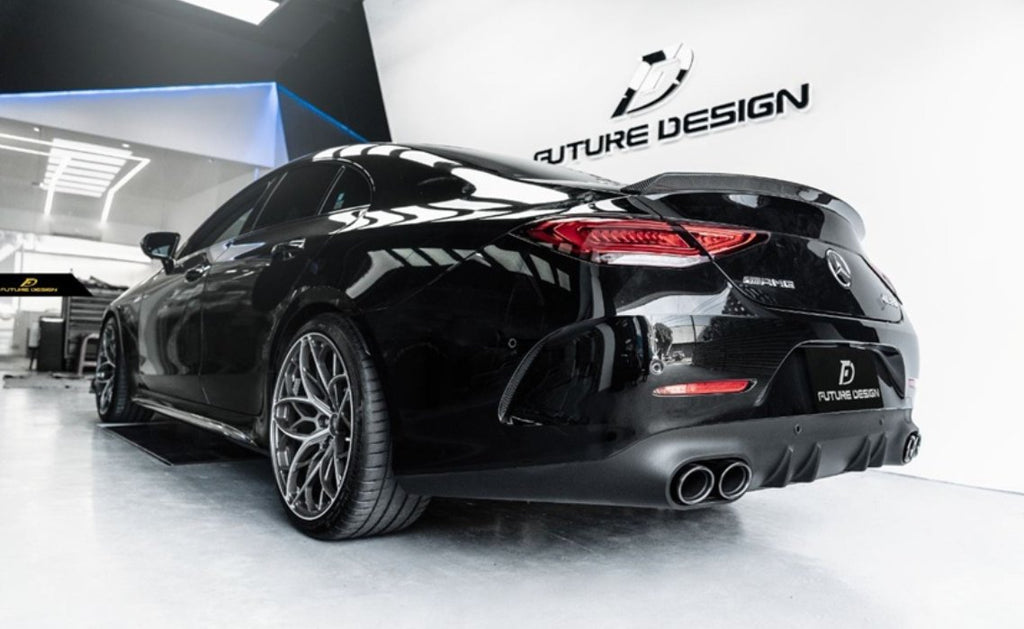 FUTURE DESIGN - MERCEDES BENZ CLS W257 DRY CARBON FIBRE REAR SPOILER ED1 STYLE